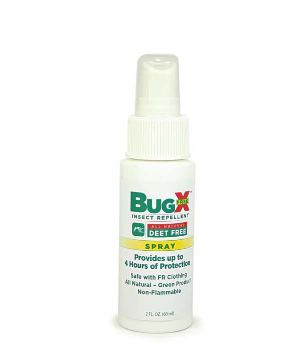 BugX DEET FREE Insect Repellent Spray, 2 oz Bottle
